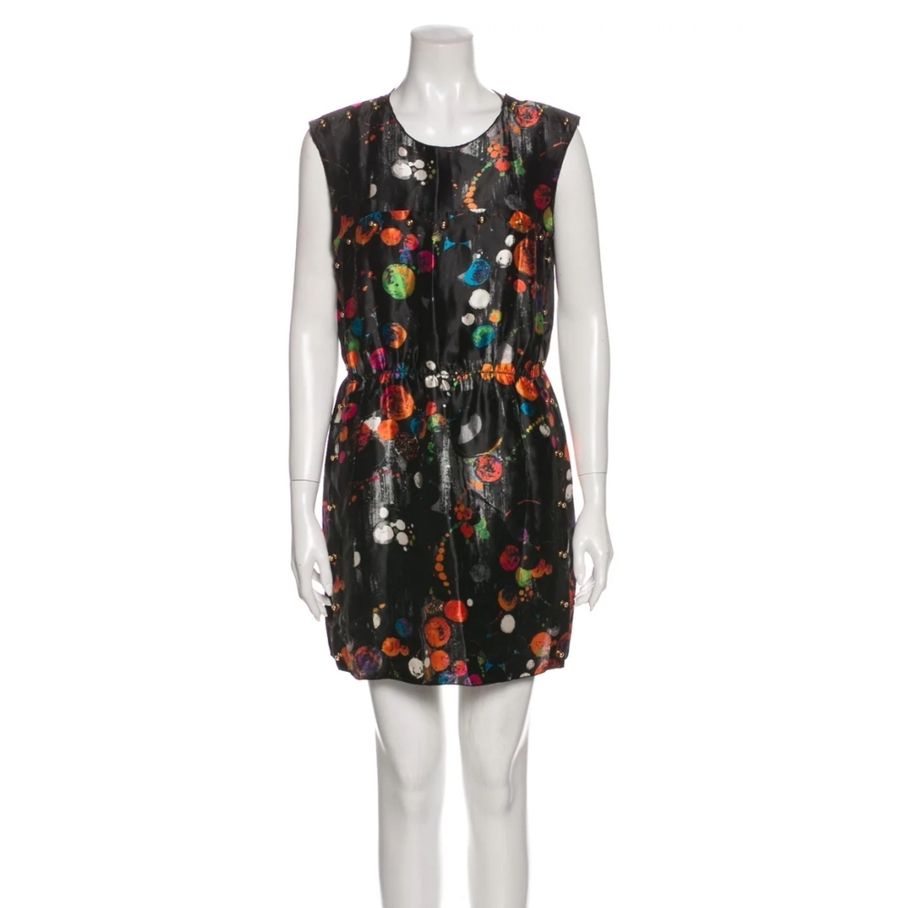 Colorful Patterned Women's Dress - Picture 5 of 5
